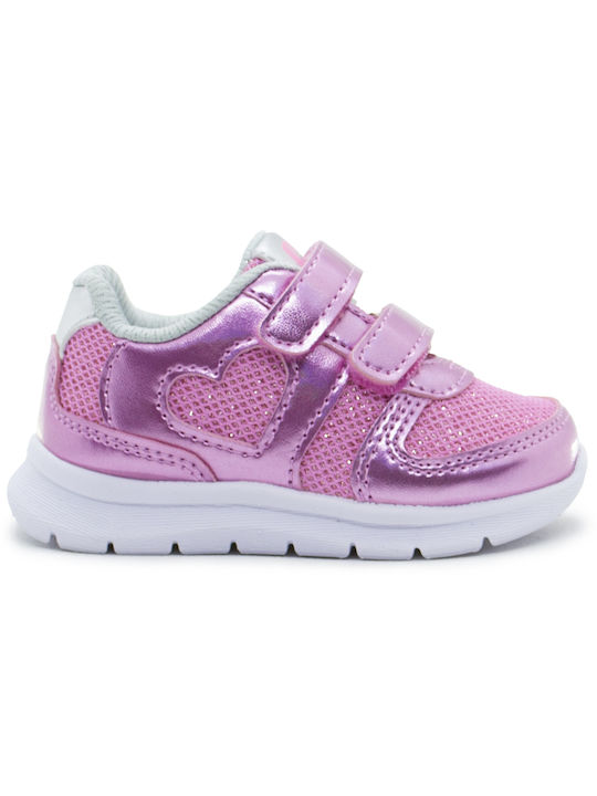 Chicco Kinder Sneakers mit Klettverschluss Rosa