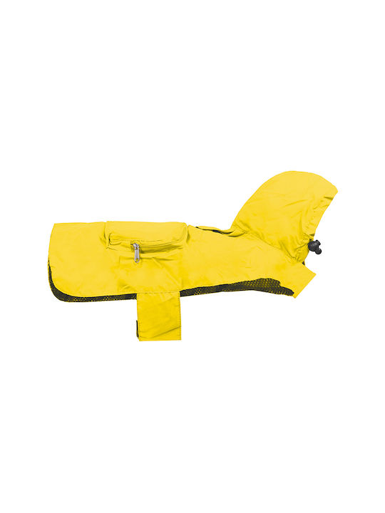 Record Waterproof Dog Coat Yellow Pocket Xs 36-52cm