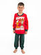 Nina Club Kids' Pajamas Winter Red/Green Happy