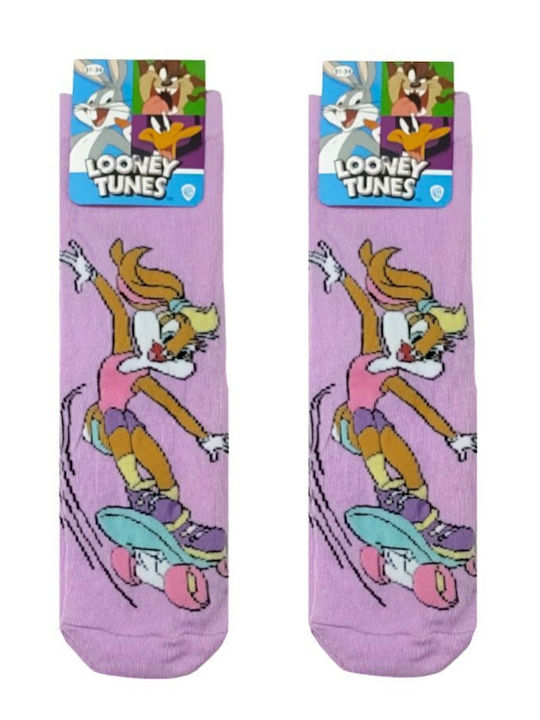 Looney Tunes Παιδικές Κάλτσες Ροζ