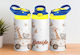 Lid Kids Water Bottle Thermos Stainless Steel with Straw 360ml (Various Designs/Colours)