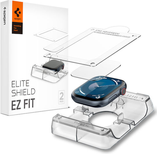 Spigen Elite Shield Ez Fit 2-Pack Apple Watch 10 46 Mm Transparent Afl08579