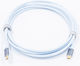 Supra USB 3.2 Cable USB-C male - USB-C 100W PD Λευκό 2m