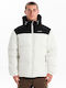 Winter Jacket Puffer Waterproof and Windproof White