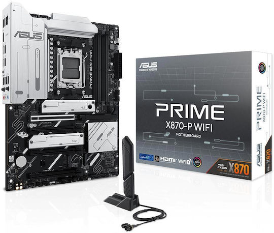 Asus PRIME X870-P WIFI Motherboard ATX με AMD AM5 Socket 90MB1IS0-M0EAY0