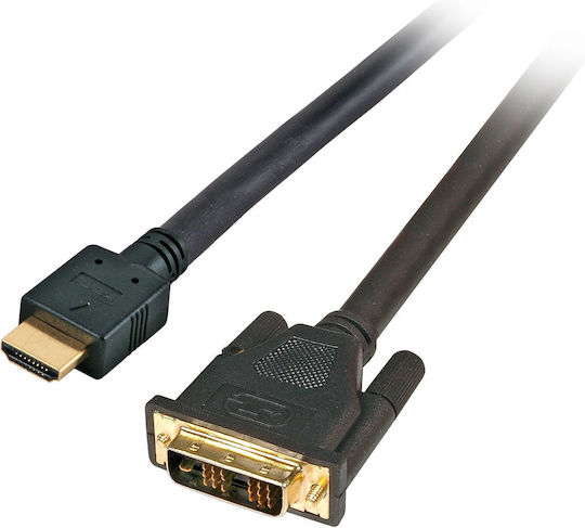 EFB Kabel DVI-D-Stecker - HDMI-Stecker 10m Schwarz (K5432.10V2)