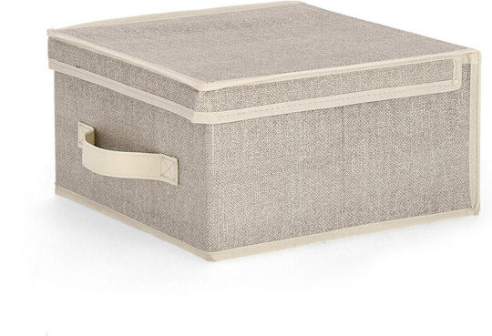 Bizzotto Fabric Shoe Storage Box in Beige Color