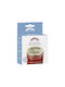 KIlner Set of 12pcs Jars General Use with Lid Glass Gold 9.5x9.5x9.5cm