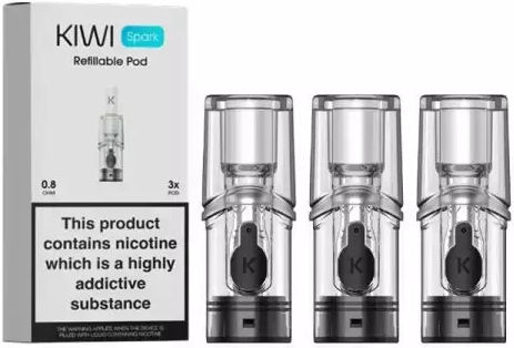 Kiwi Spark Pod Cartridges Съпротивление на Електронни Цигари 0.8ohm (RDL) 3бр