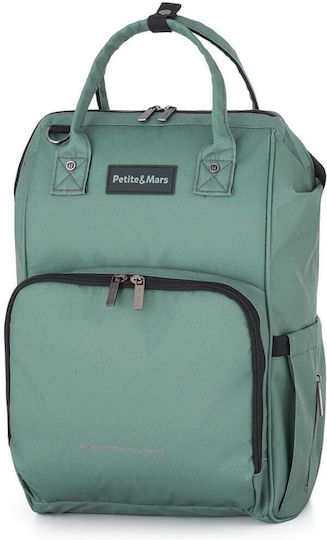 Petite & Mars Petite & Mars Wickeltasche Rucksack Grüne 1542cm