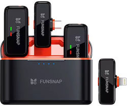 Funsnap S6 Microfon Fără Sârmă De Rever, Clip On