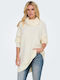 Only Women's Sweater Turtleneck Ecru