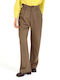 Doca Women's Fabric Trousers coffee