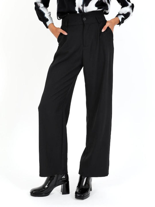 Doca Women's Fabric Trousers Black