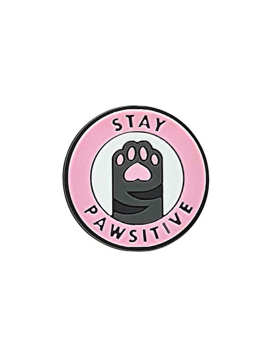 Crocs Stay Pawsitive Decorative Pin