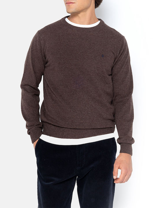 The Bostonians Long Sleeve Sweater Brown