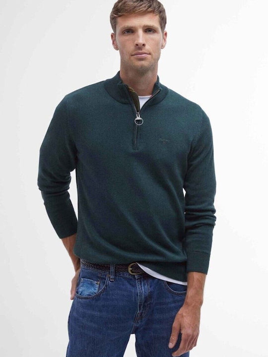 Barbour Langarm-Pullover Dark Green