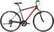Ideal Nergetic Gts 28" 2024 Red Trekking Bicycle With 24 Speeds