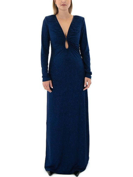 Maxi Evening Dress Blue (BLUE)
