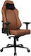 Arozzi Primo Full Premium Leather Δερμάτινη Καρέκλα Gaming με Ρυθμιζόμενα Μπράτσα Καφέ