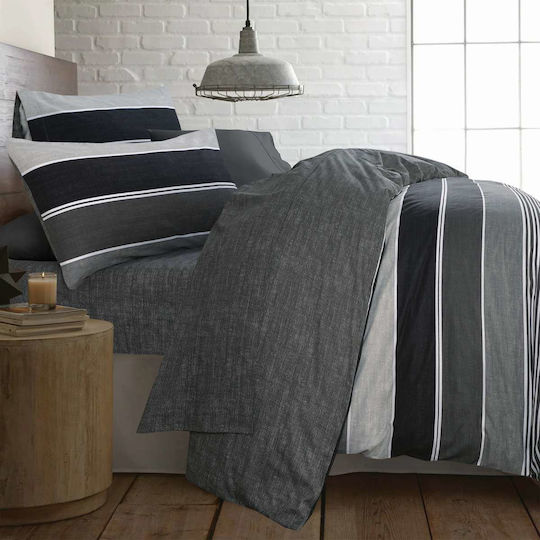 Espree Grego Σετ Υπέρδιπλο 4τμχ 240x270εκ. Grey