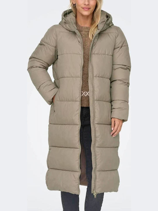 Only Montana Women's Long Puffer Jacket for Win...