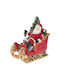 Leuchtender Dekorativer Weihnachtsmann Batterie Rot 35x34x19cm
