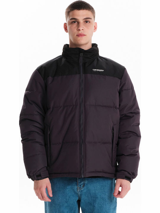 Emerson Χειμωνιάτικο Μπουφάν Plum/black