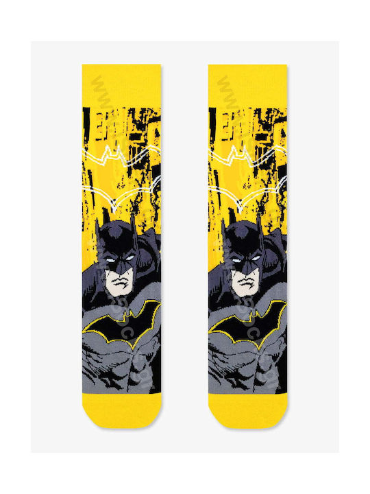 Dc Cotton Sock Designs Batman Yellow