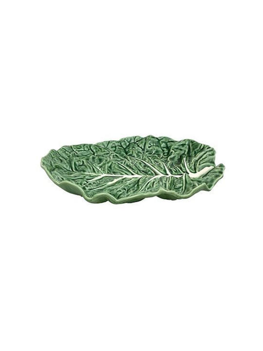 Bordallo Pinheiro Διακοσμητική Πιατέλα Κεραμική Πράσινη 37εκ.