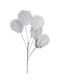 Изкуствен декоративен клон White 126см