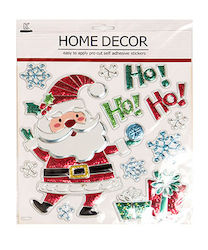 Fun World Weihnachtsaufkleber (Verschiedene Designs) Weihnachtsmann HO-HO-HO Fun World Weihnachtsaufkleber (Verschiedene Designs) Weihnachtsmann HO-HO-HO