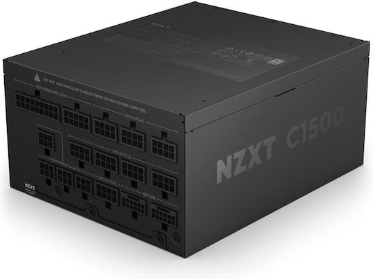 NZXT C1500 Platinum ATX 3.1 1500W Μαύρο Τροφοδοτικό Υπολογιστή Full Modular 80 Plus Platinum