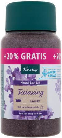 Kneipp Badesalze Relaxing Mineral Bath Salt Salze mit Duft Lavendel 600gr