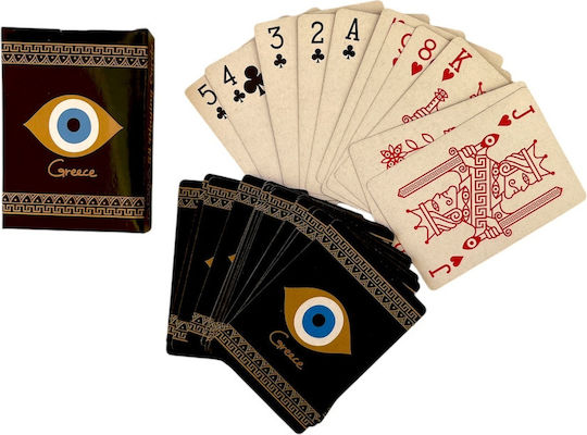 Τράπουλα Μάτι Ελλάδα Σκούρο Καφέ Trading Cards Dark Brown Evil Eye Greece