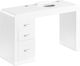 Manicure Table Nail Dust Collector 312 White Right