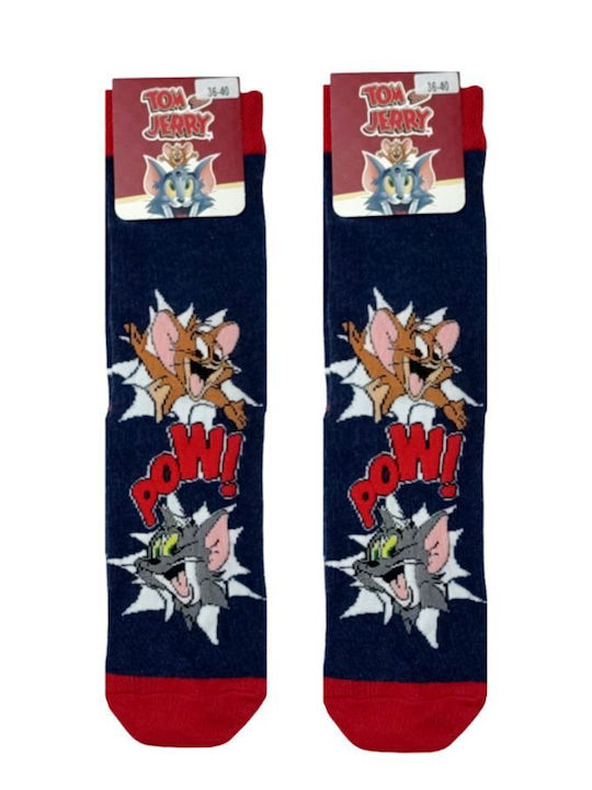 Disney Tom + Jerry Κάλτσες Μπλε Disney Tom + Jerry Κάλτσες Μπλε