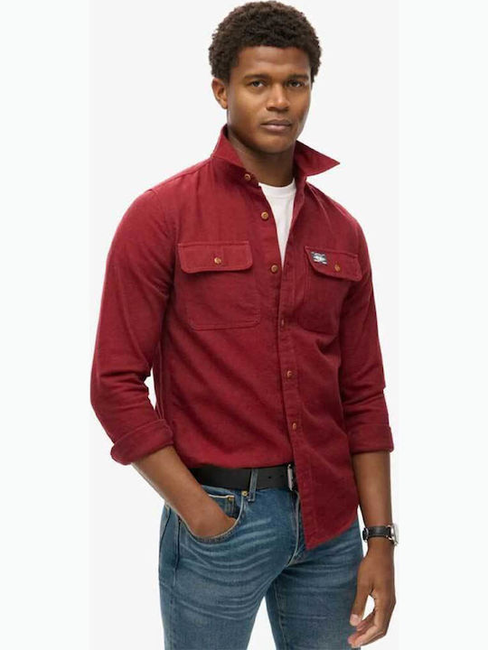 Superdry M D2 Ovin Langärmlig Flanell Hemd Expe...
