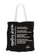 CHartini Poli Fabric Shopping Bag in Black color