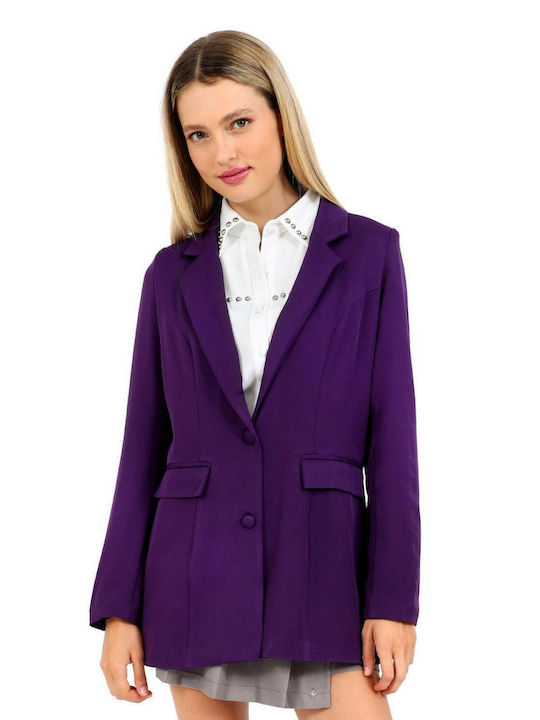 Doca Women's Blazer Purple