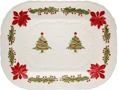 Bordallo Pinheiro Коледен Salver