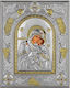 Colored Silver Icon of Virgin Mary Glykophilousa Ma/e3704bx Ma/e3704bx Silver