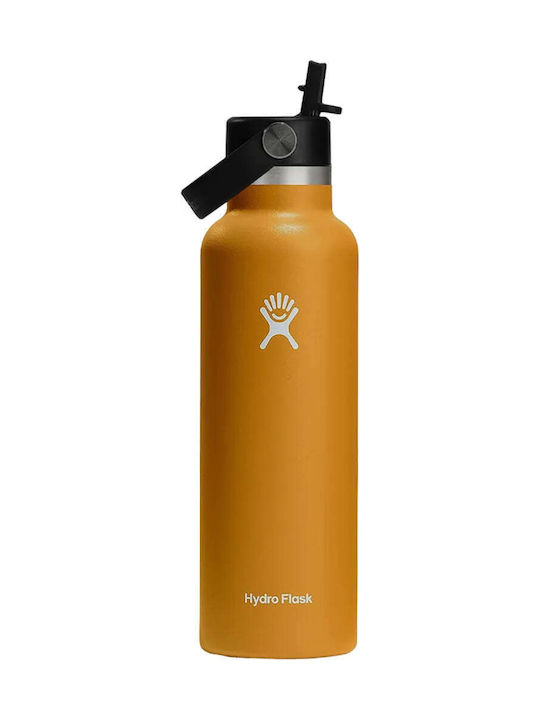 Hydro Flask Water Bottle 600ml Orange