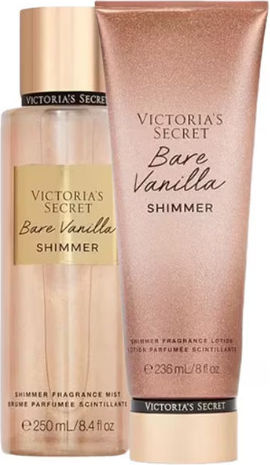Set Spray Lotion Victoria's Secret Bare Vanilla Shimmer 250ml