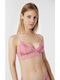 Minerva Women's Bralette Bra Pink
