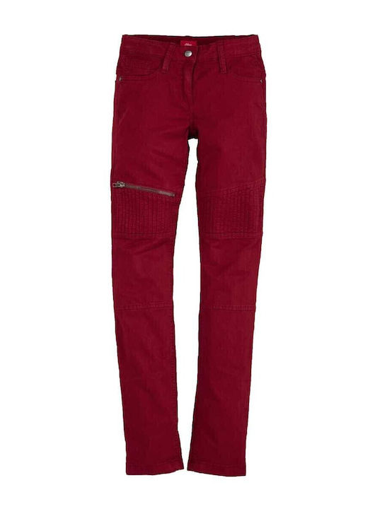Kids' Pants Dark Red