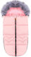 Universal Waterproof Stroller Footmuff 90x45cm Pink