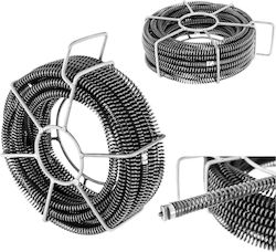 Hydraulic Pipe Spring Auger Spiral 6 X 2.45 M Diameter 16 Mm Set Hydraulic Pipe Spring Auger Spiral 6 X 2.45 M Diameter 16 Mm Set