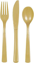 Unique Industries Party Cutlery 18 Pieces Dark