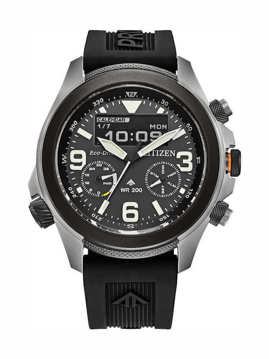Citizen Promaster Land Ρολόι Eco - Drive με Καουτσούκ Λουράκι Citizen Promaster Land Ρολόι Eco - Drive με Καουτσούκ Λουράκι